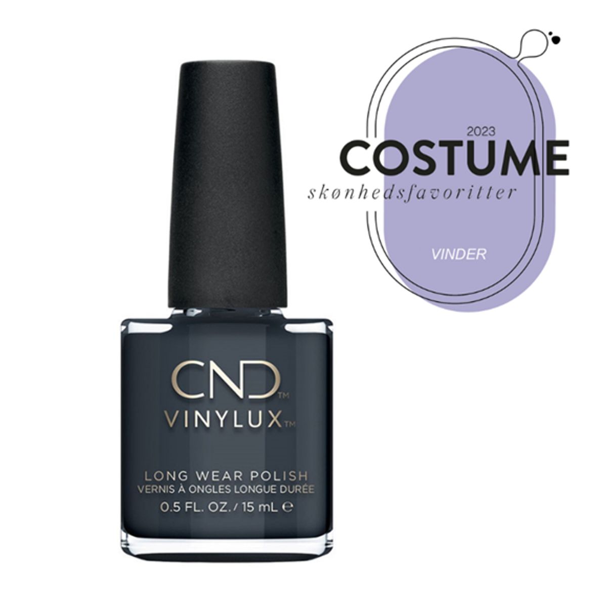 CND Vinylux Nailpolish, Asphalt #101