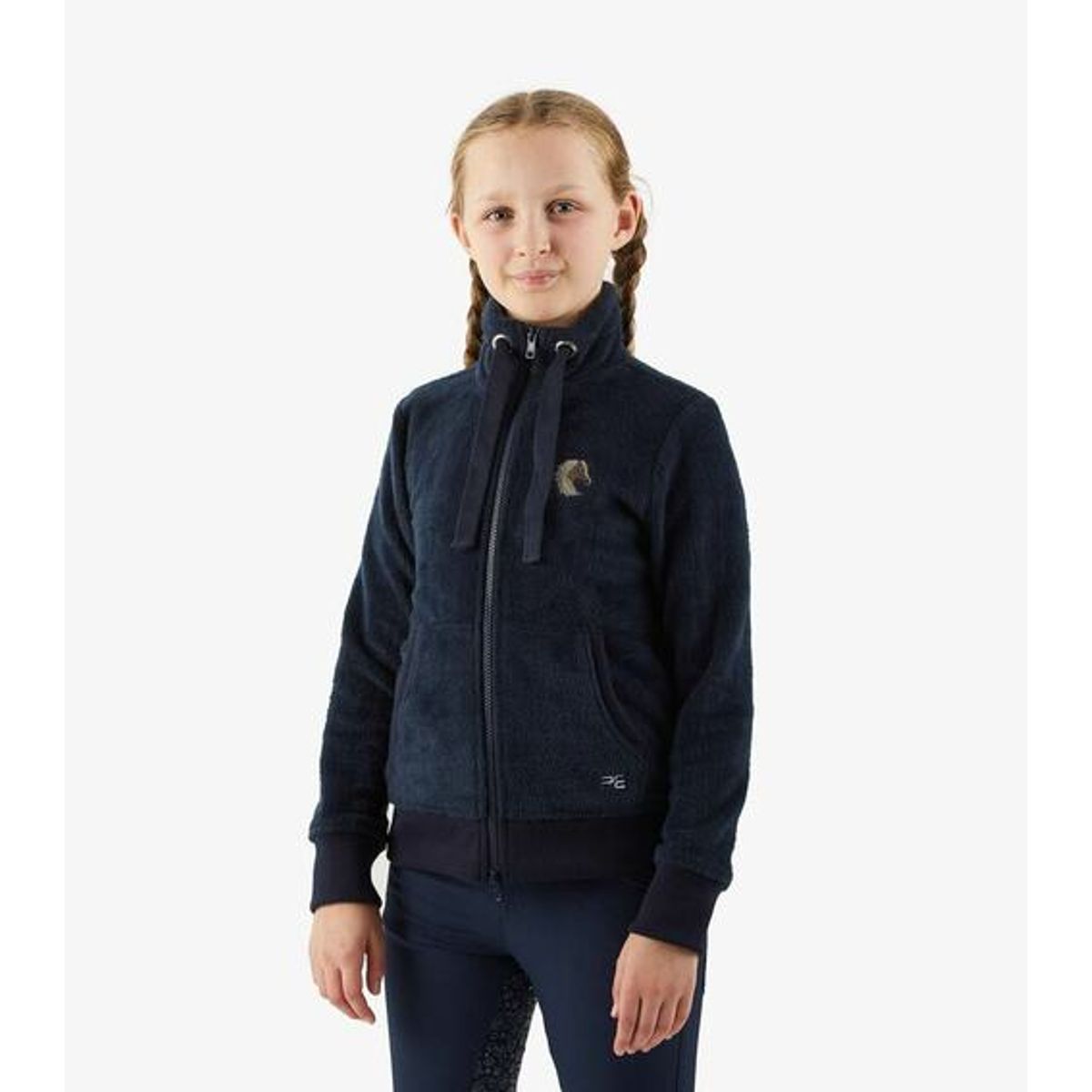 Premier Equine Sasso Teddy Fleece ridejakke til børn - 5-6 år