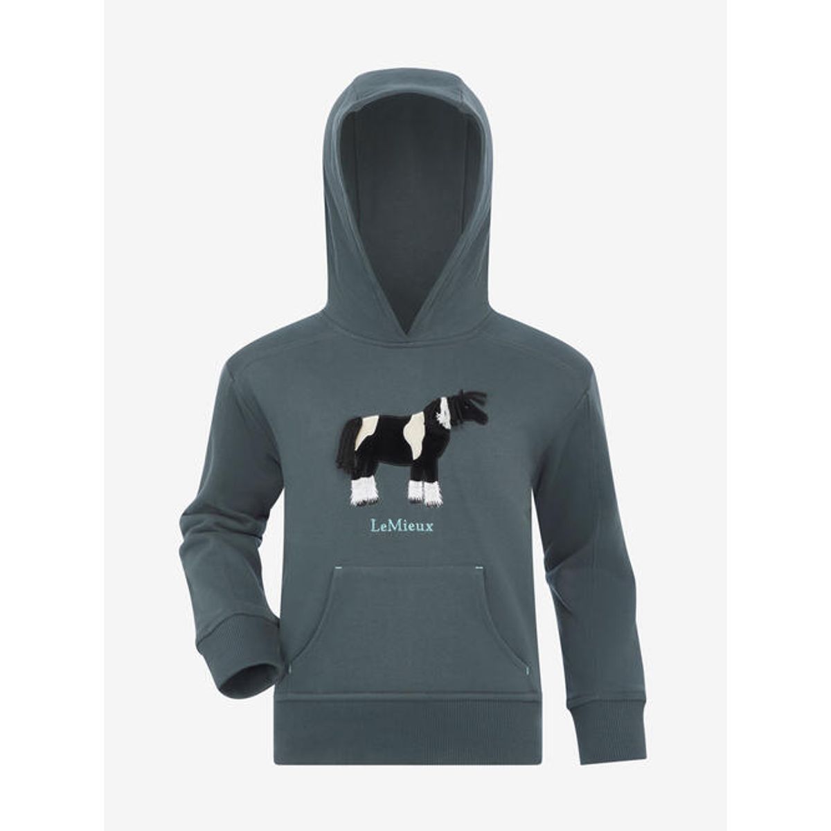 LeMieux AW24 Mini Romi Hoodie Petrol - 7-8 år