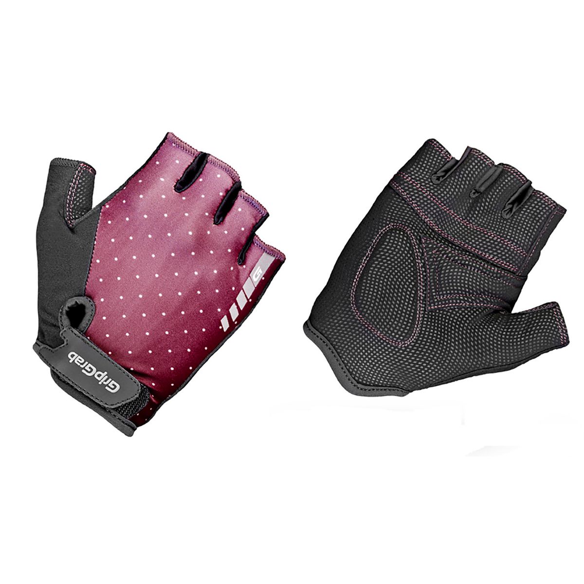 GripGrab Women's Rouleur Polstret Kortfingret Handske - Lilla