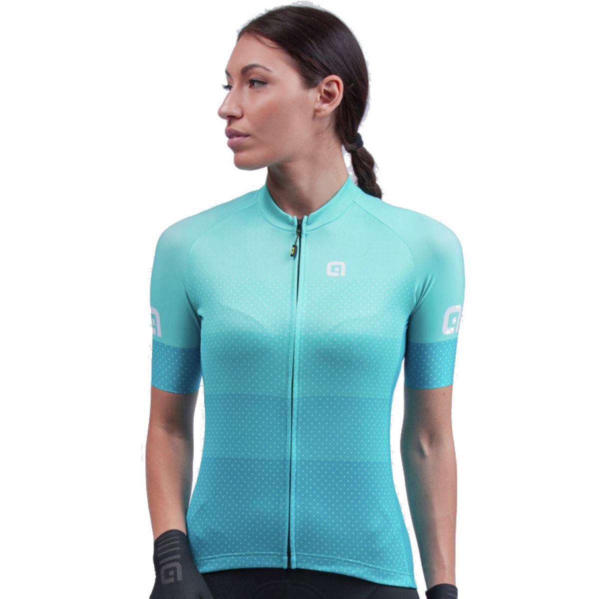 Alé Jersey Women Solid Level - Turkis