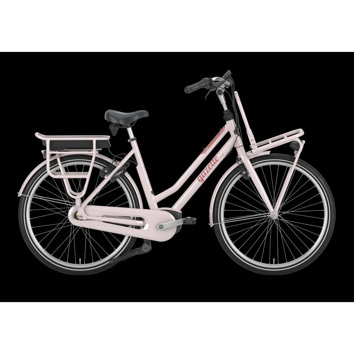 Gazelle Miss Grace C7+ HMB 500wh Dame 2022 - Lyserød