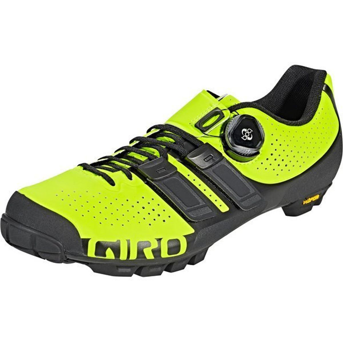 Giro Sko Code Techlace Cykelsko - Lime - OUTLET