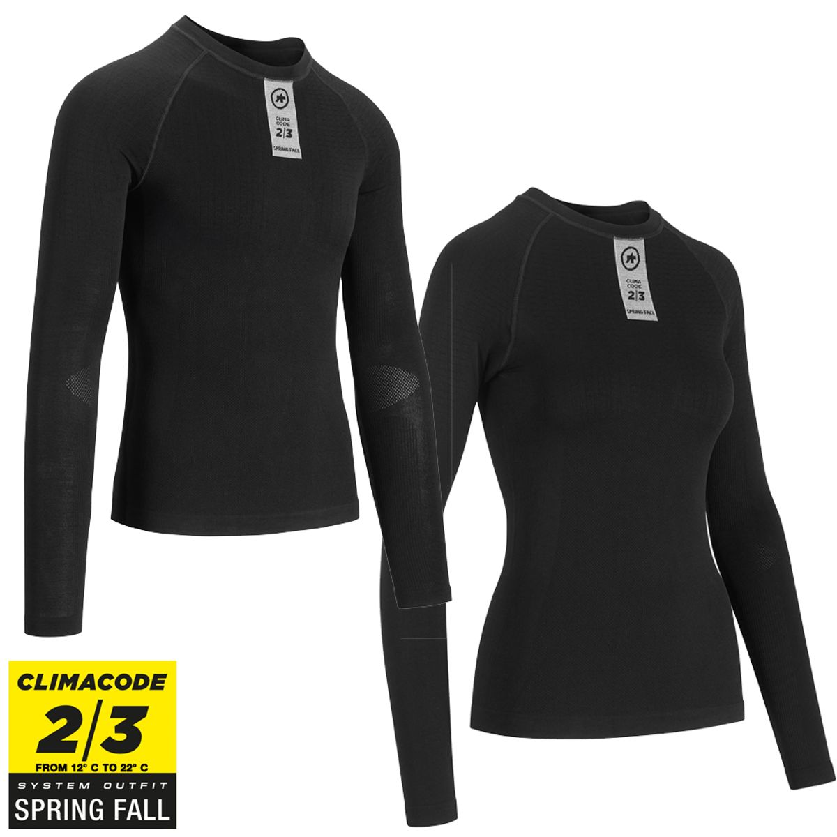 Assos Skinfoil LongSleeve Spring Fall Base Layer - Sort