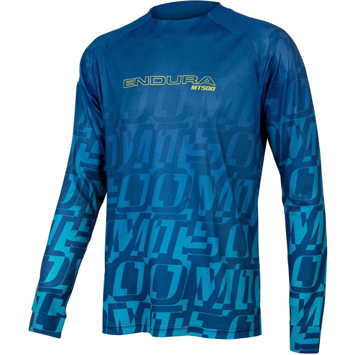 Endura MT500 L/S Print Tee LTD - Blå