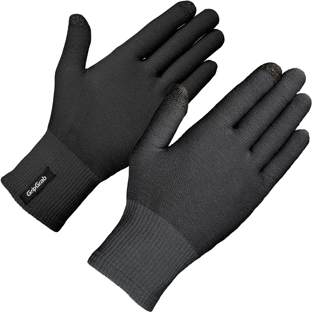 GripGrab Merino Liner Inderhandsker - Sort