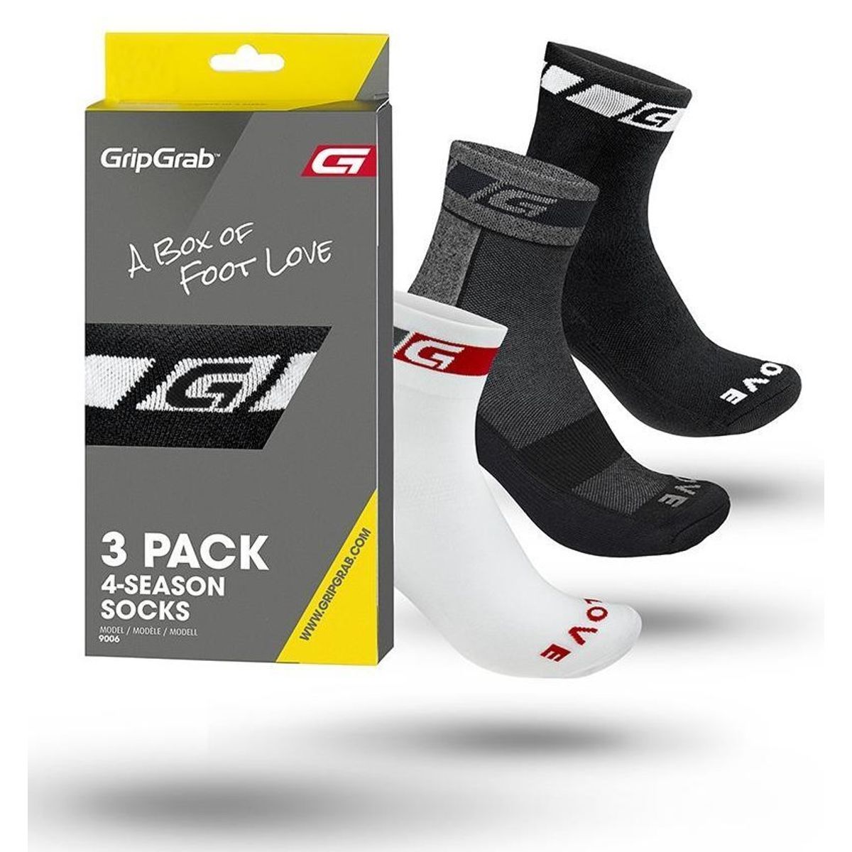 GripGrab 3-Pack All-Season Socks Bundle