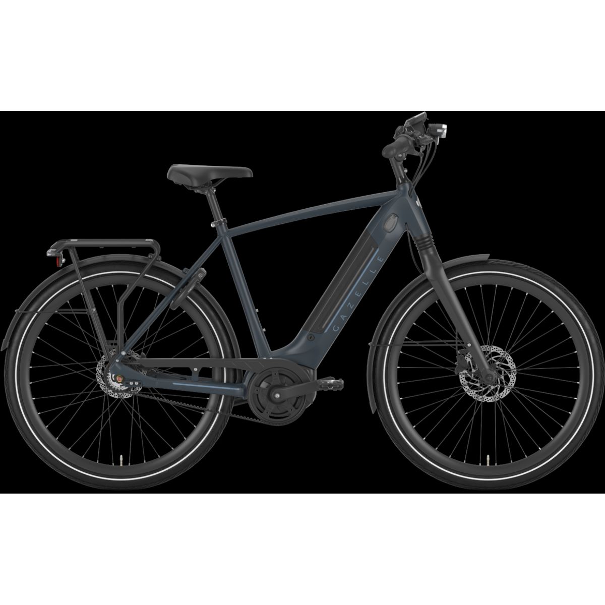 Gazelle ULTIMATE C8+ HMB BELT 500wh Herre 2022 - Blå