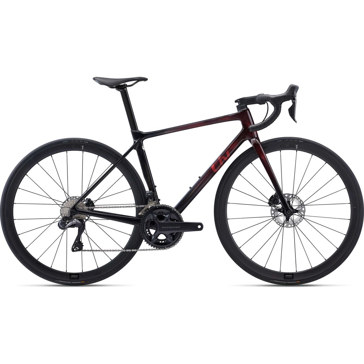 Giant Liv Langma Advanced Pro 0 Disc 2023 - Grå/Rød