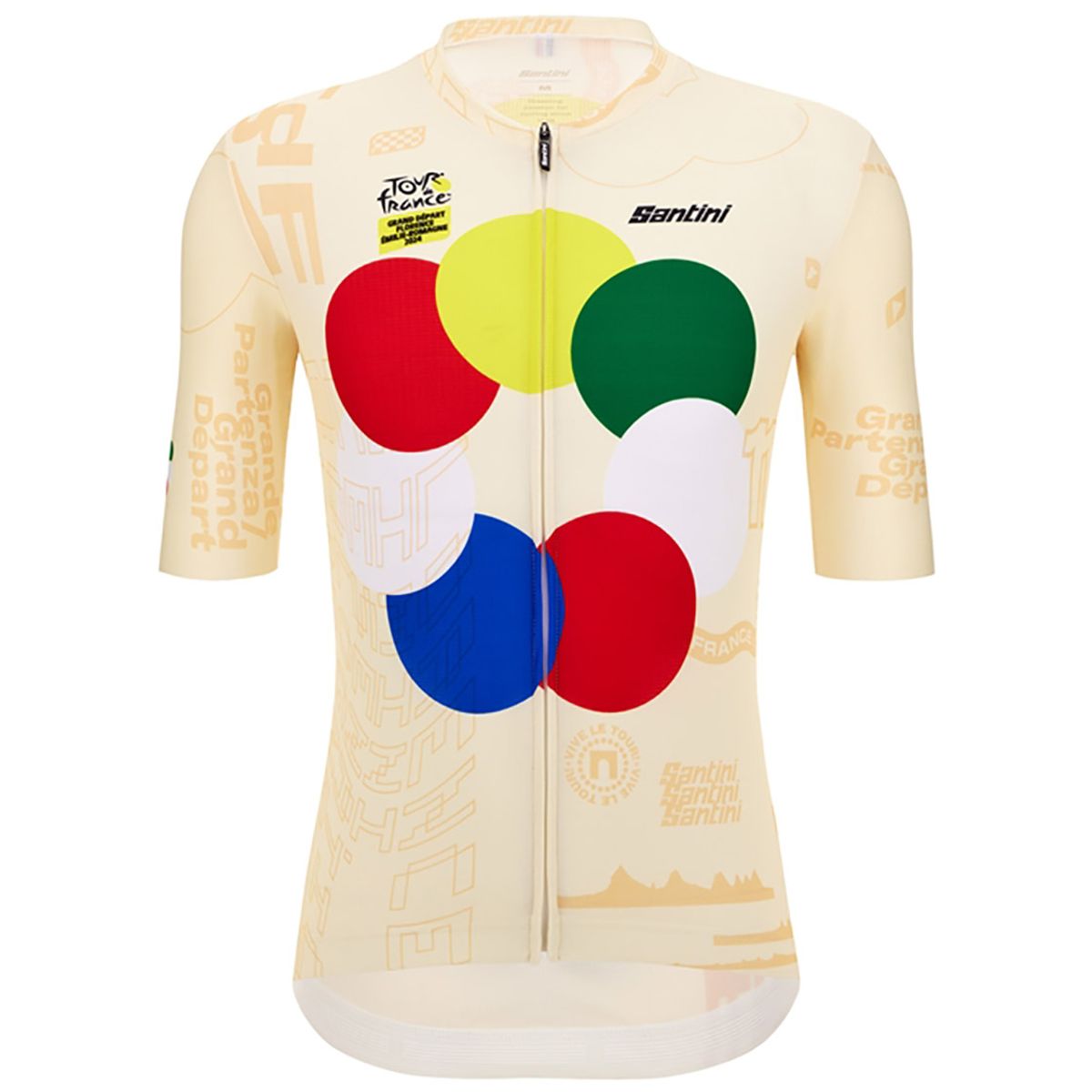 Santini Gran Depart Firenze Jersey 2024