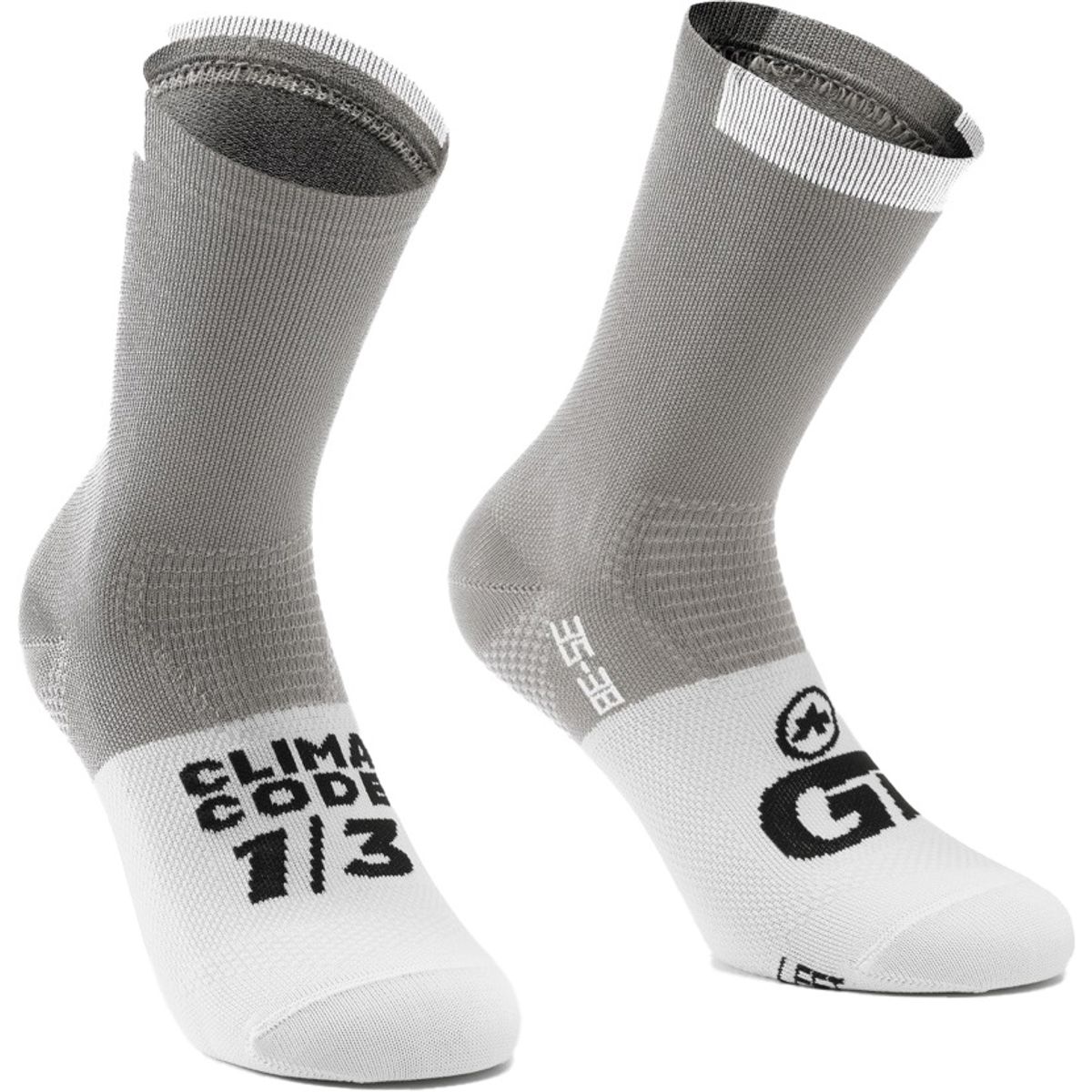 Assos GT Socks C2 - Grå/Hvid