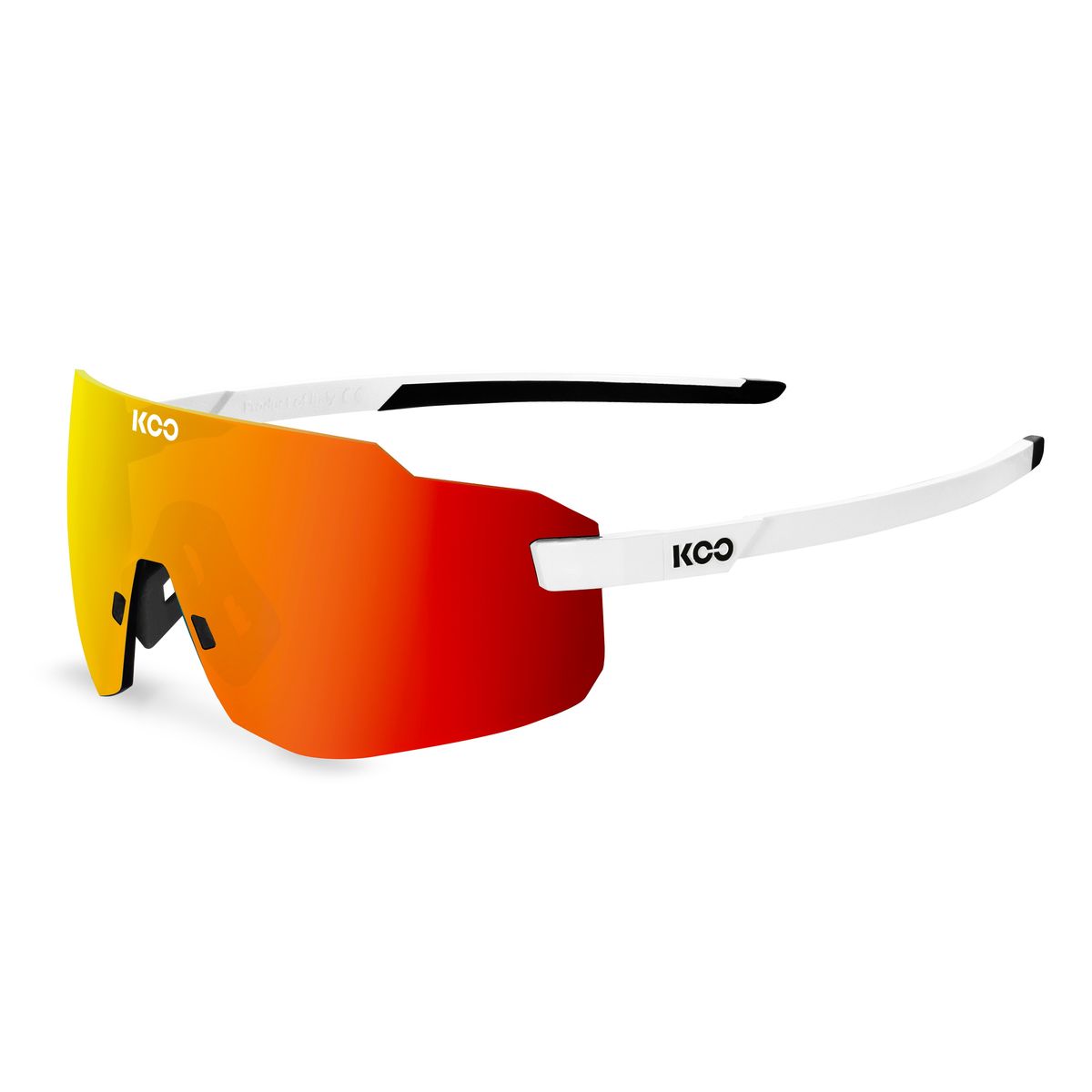 KOO Supernova Cykelbrille - Hvid/rød