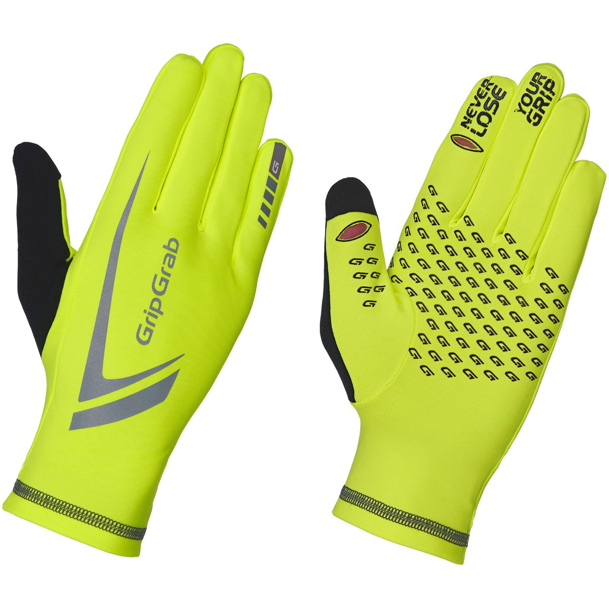 GripGrab Running Expert Hi-Vis Touchscreen Vinterhandske - Hi-Vis Gul