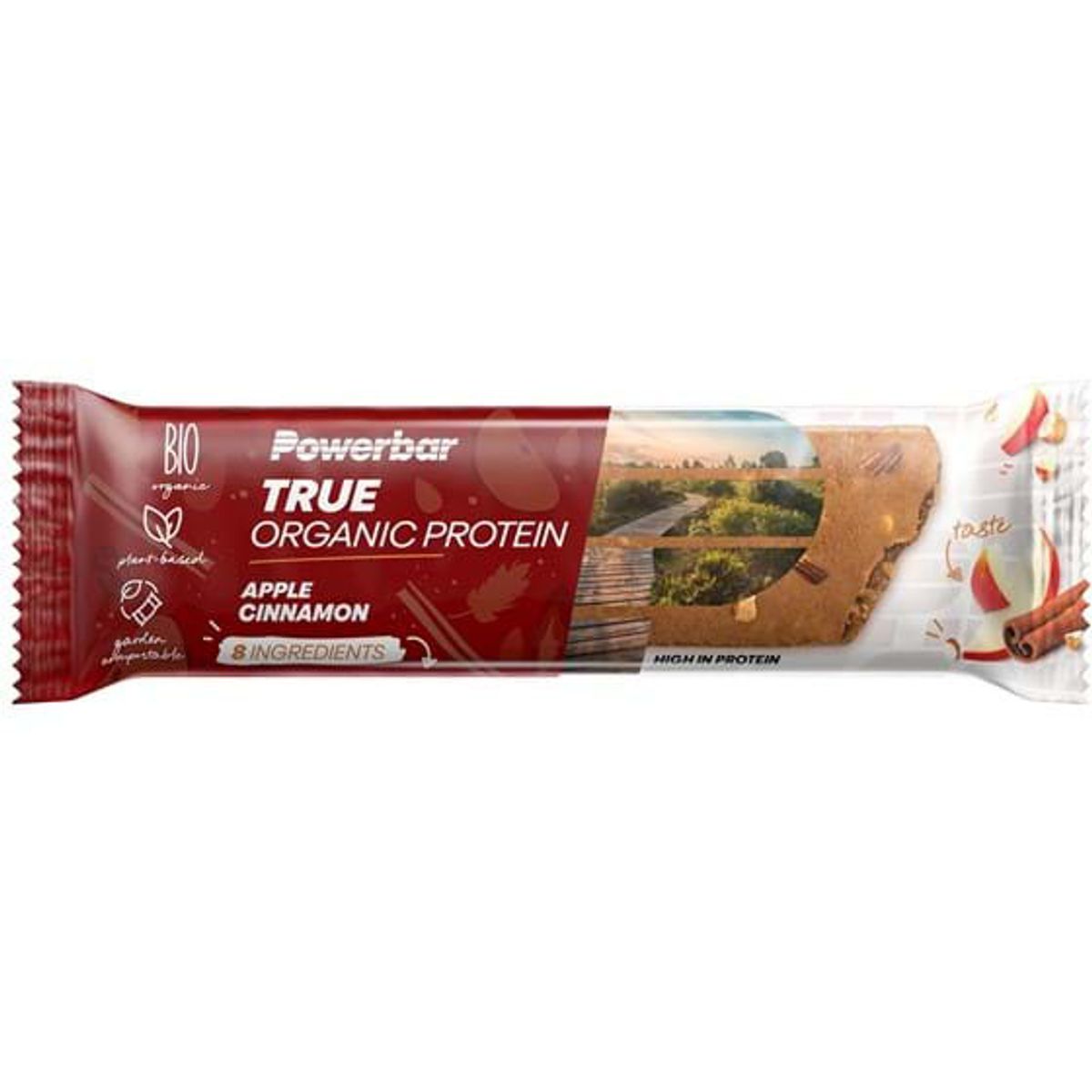 PowerBar True Organic Protein Bar - Apple Cinnamon - 45g