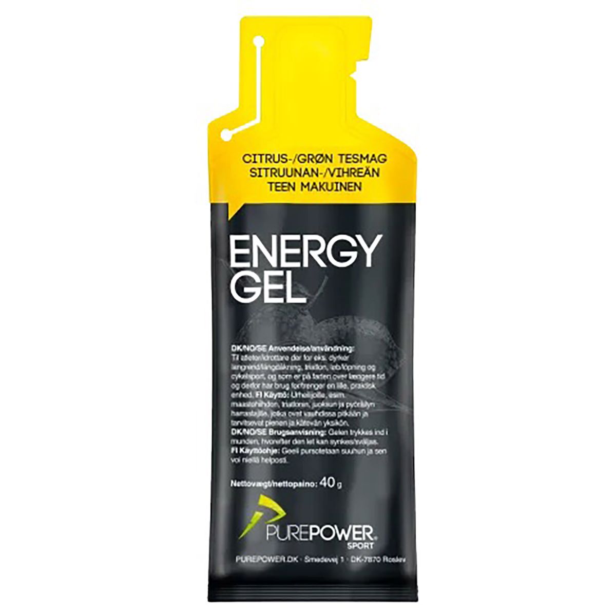 Purepower Energy Gel Lemon Tea - 40g