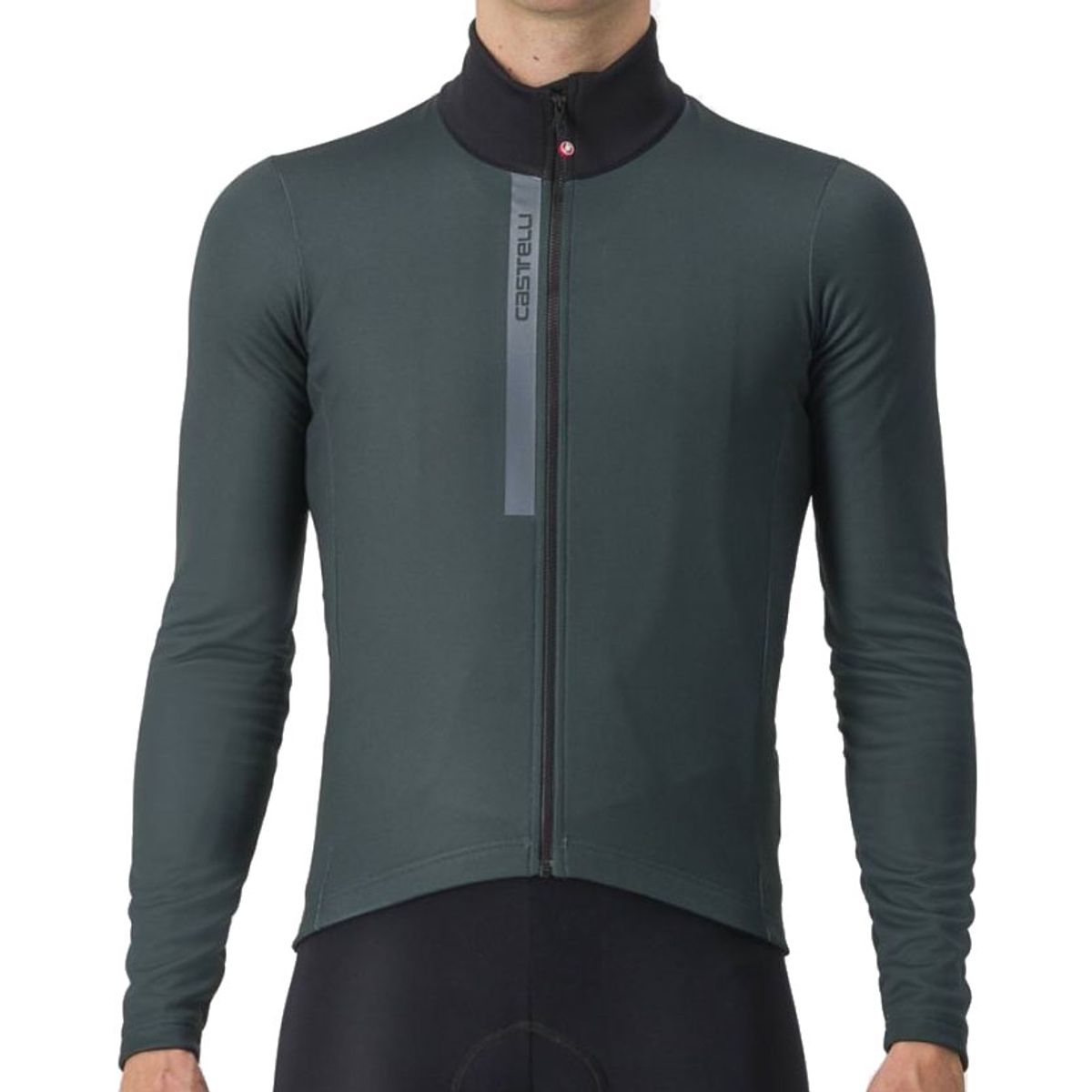 Castelli ENTRATA THERMAL JERSEY Længærmet - Grøn