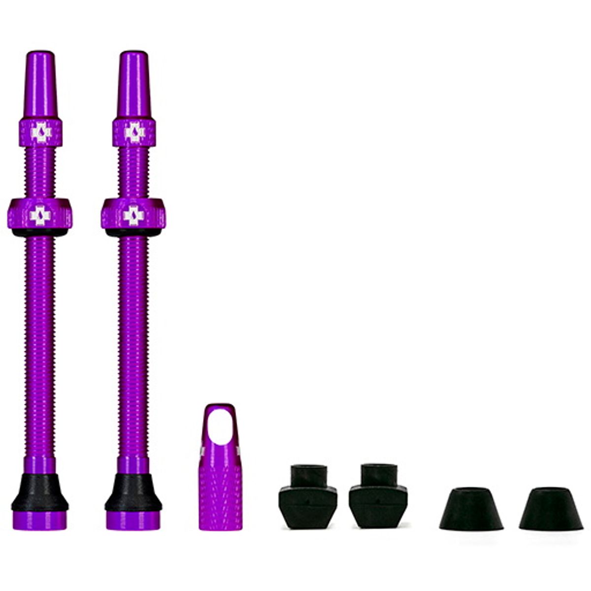 Muc-Off Tubeless Valve / Ventil Kit - 80 mm - Purple