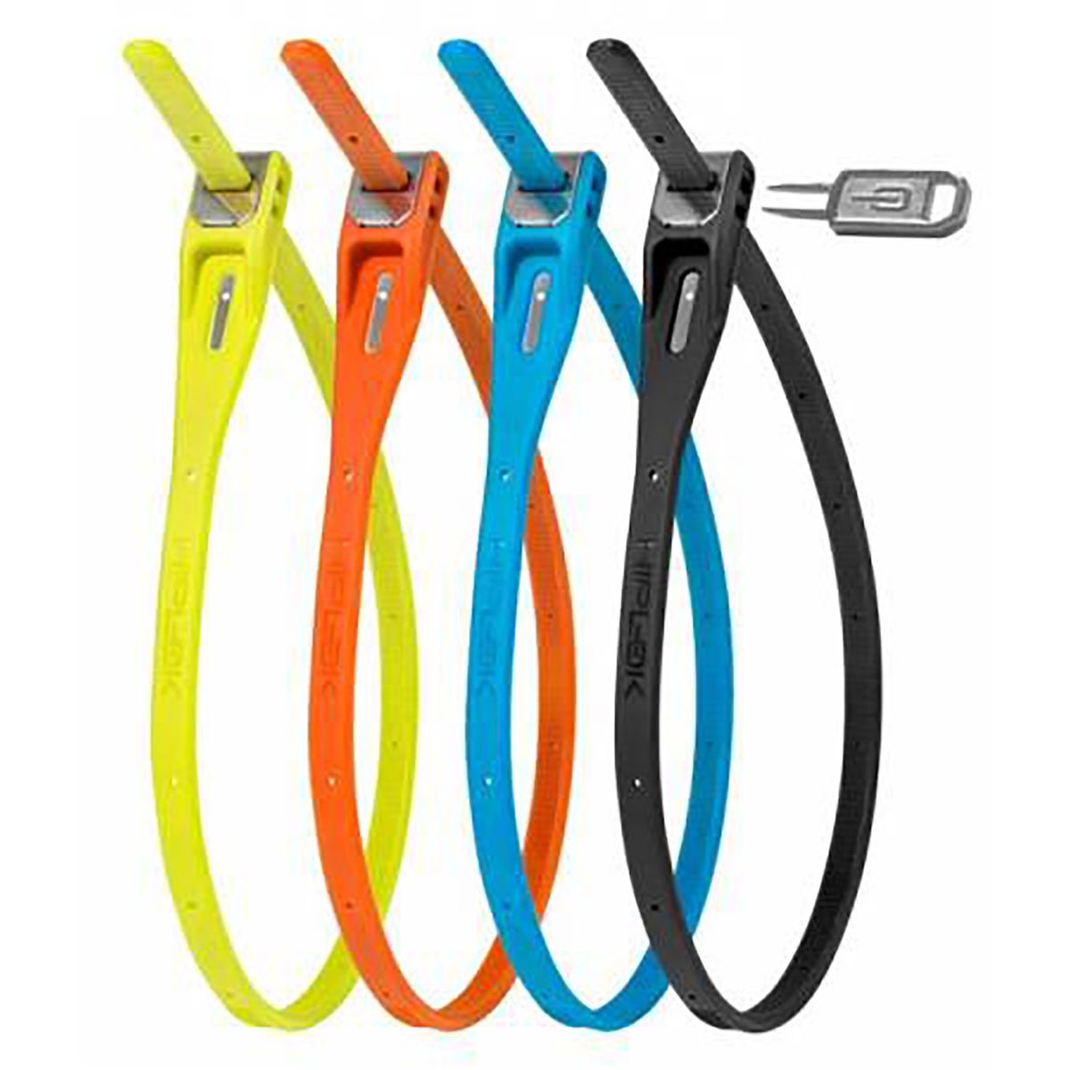 HIPLOK Z LOK, 4 pack Cable lock - Mix