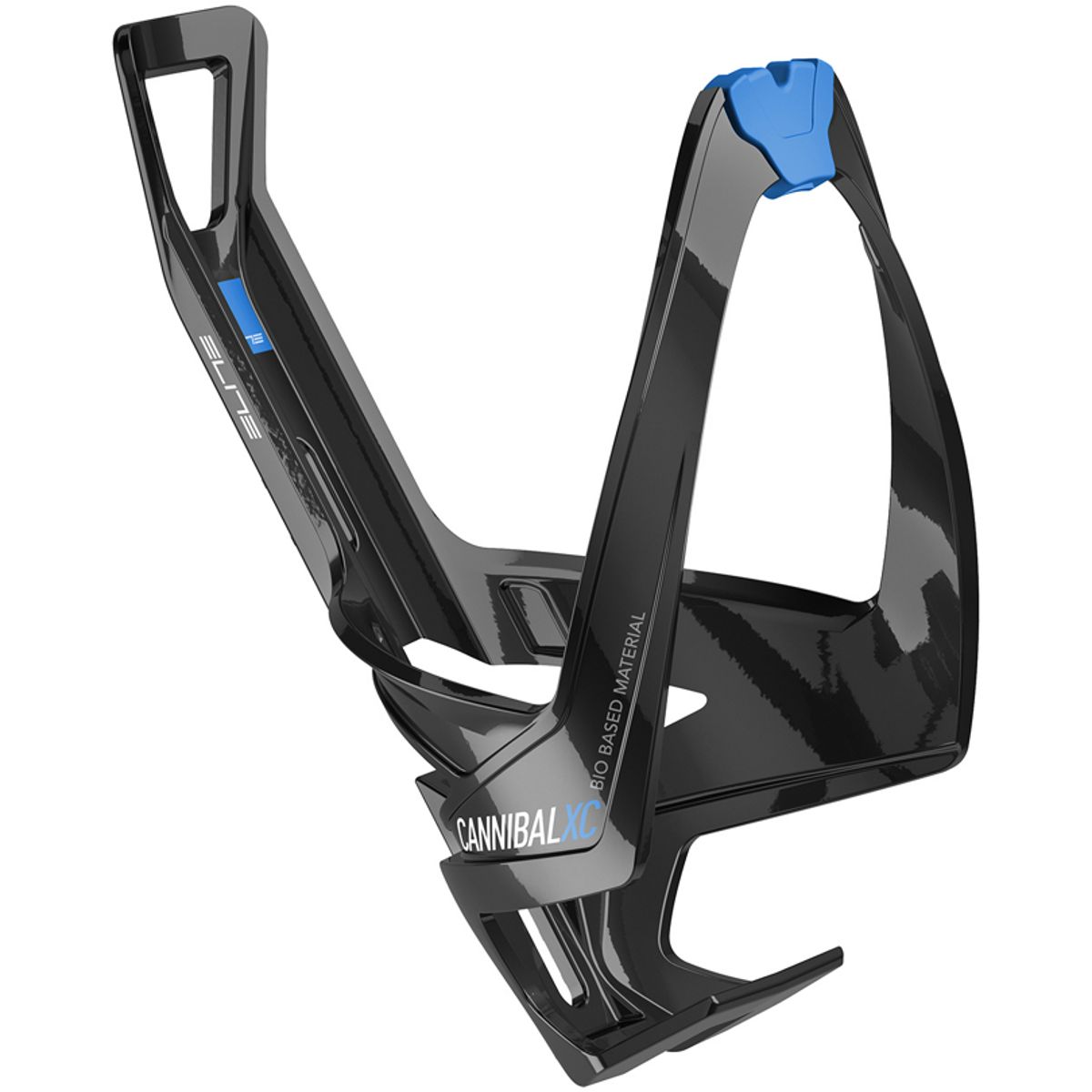 Elite Bottle Cage Cannibal XC Bio Based Dunkholder - Black/Blue