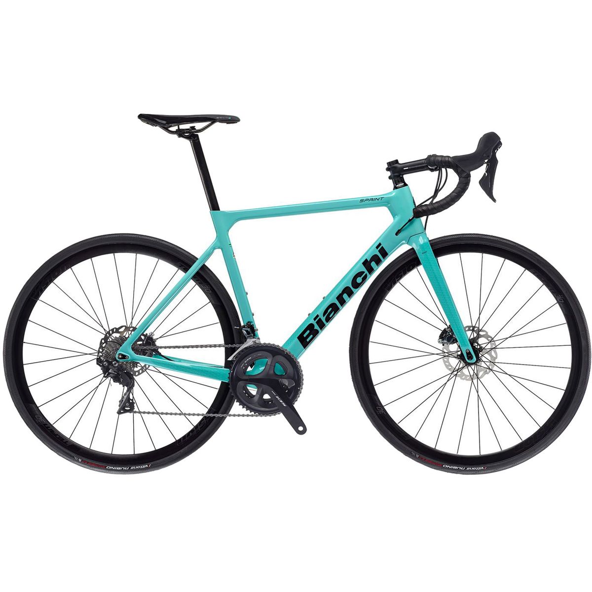 Bianchi Sprint 105 Di2 Disc 24g 2023 - Celeste