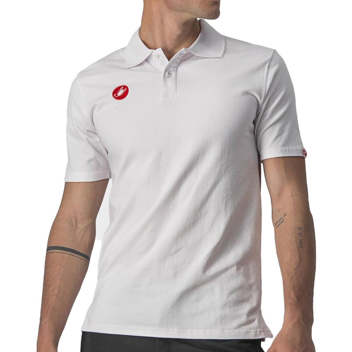 Castelli RACE DAY POLO T-Shirt - Hvid