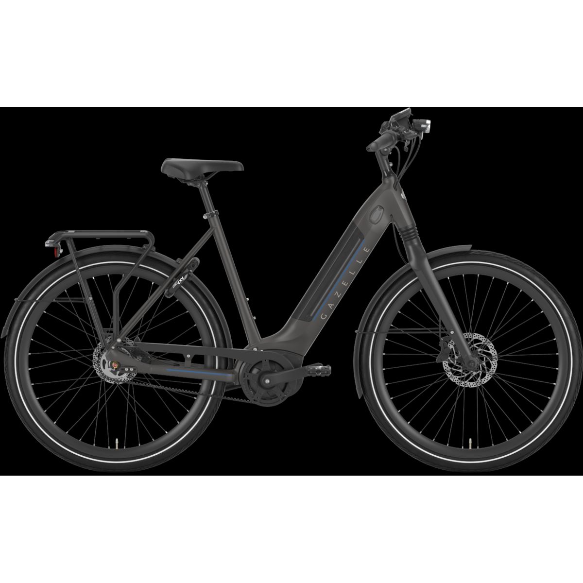 Gazelle ULTIMATE C5 HMB Belt 500wh Dame 2022 - Grå