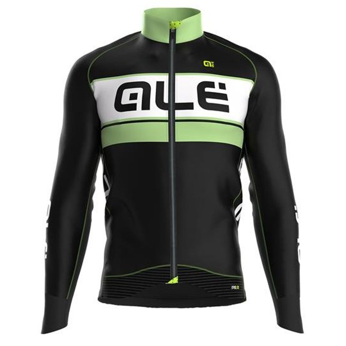 Alé Langærmet Jersey PPR Graphics, Sort/Grøn