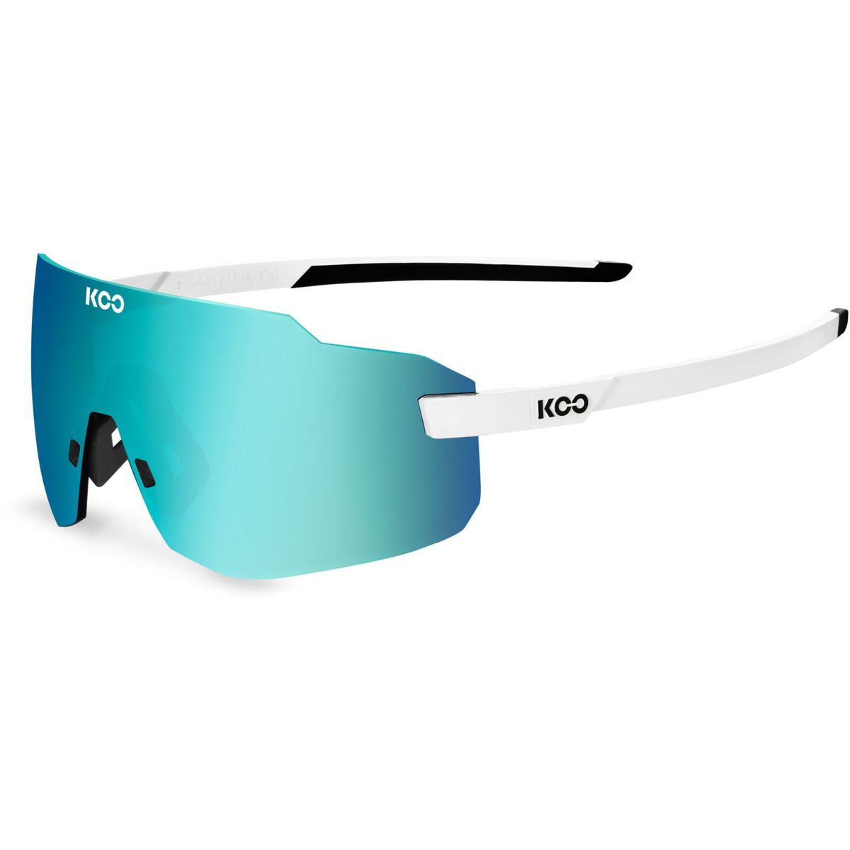 KOO Supernova Cykelbrille - Hvid/Turkis