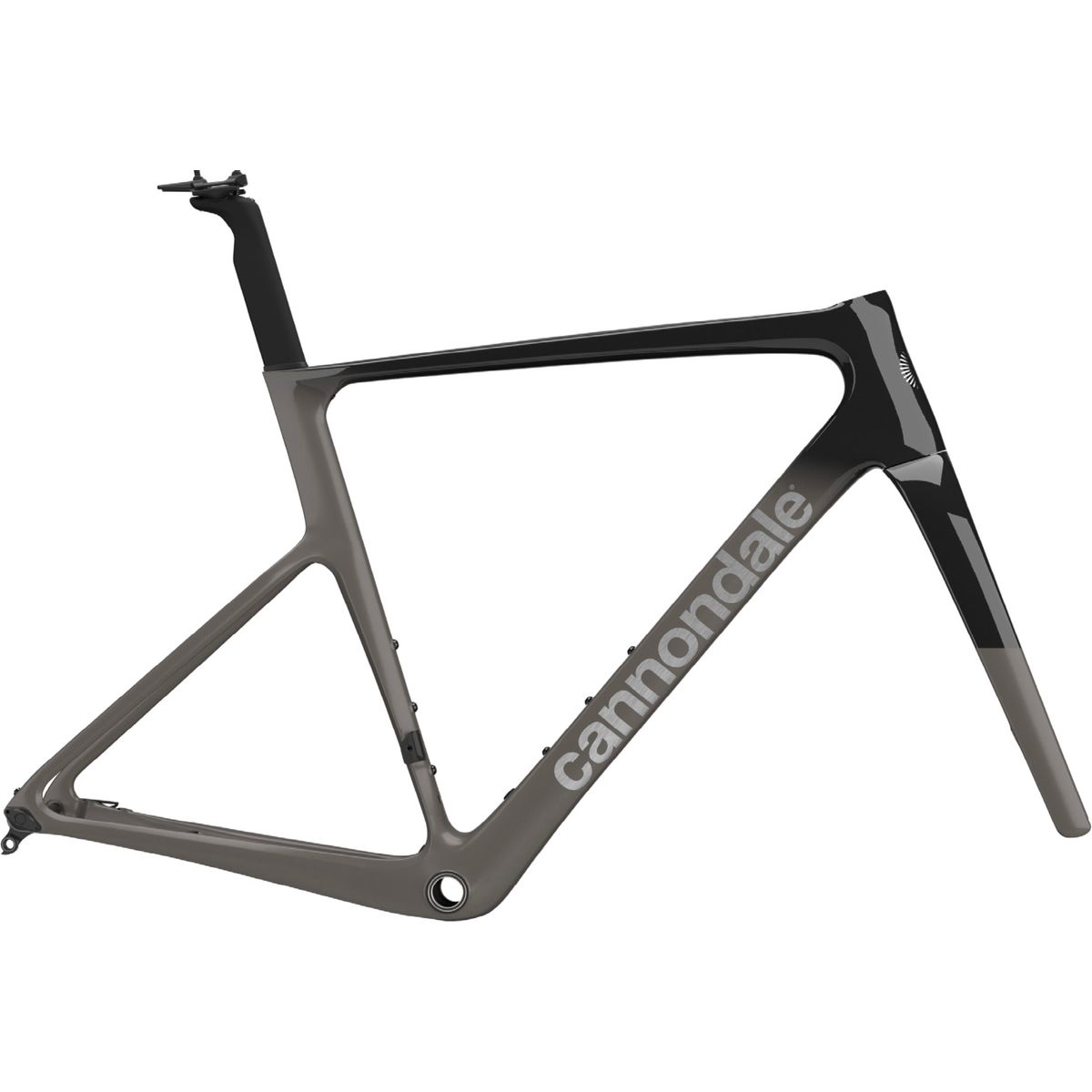 Cannondale SuperSix EVO HiMod Frameset 2023 - Sort/Grå