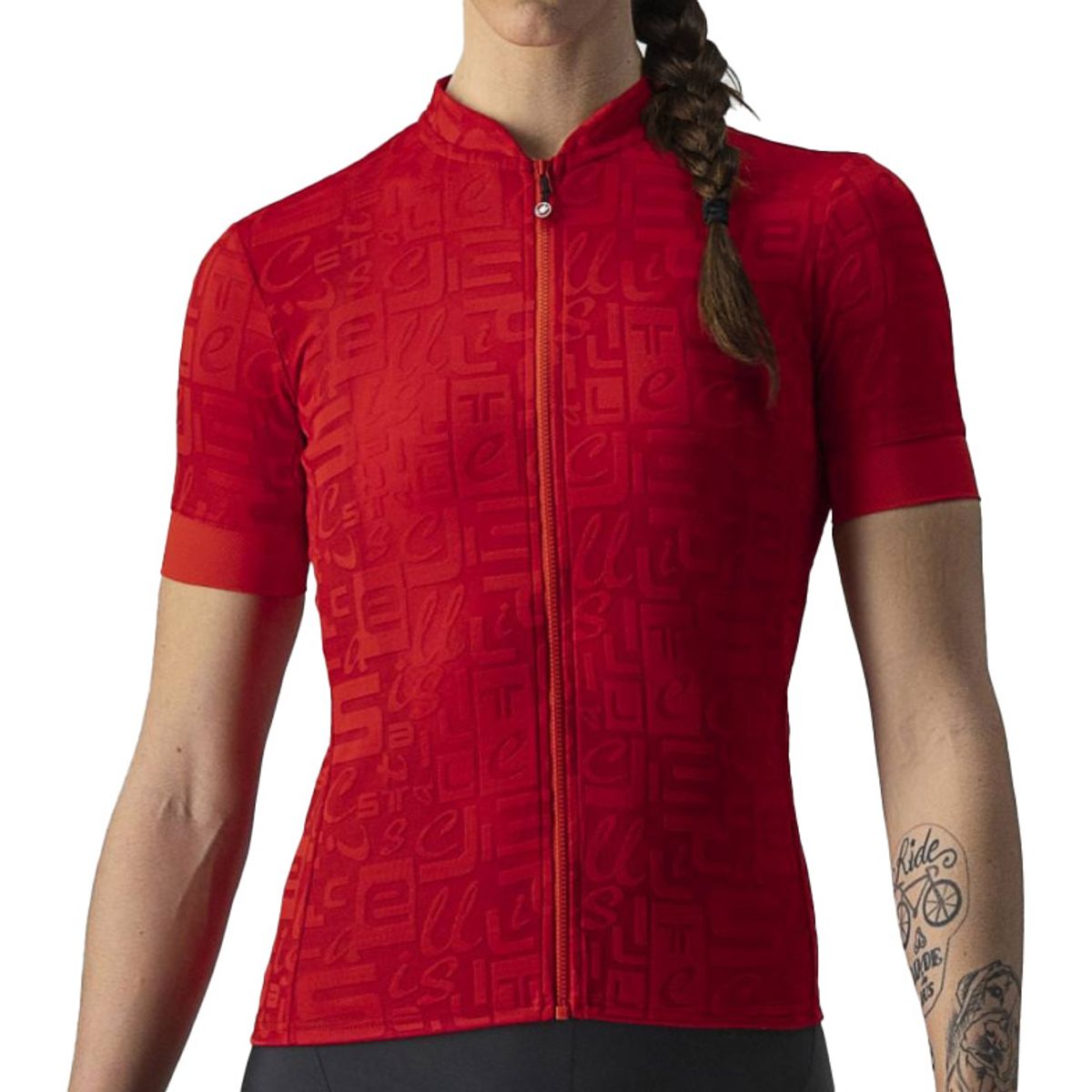 Castelli PROMESSA JACQUARD JERSEY - Rød