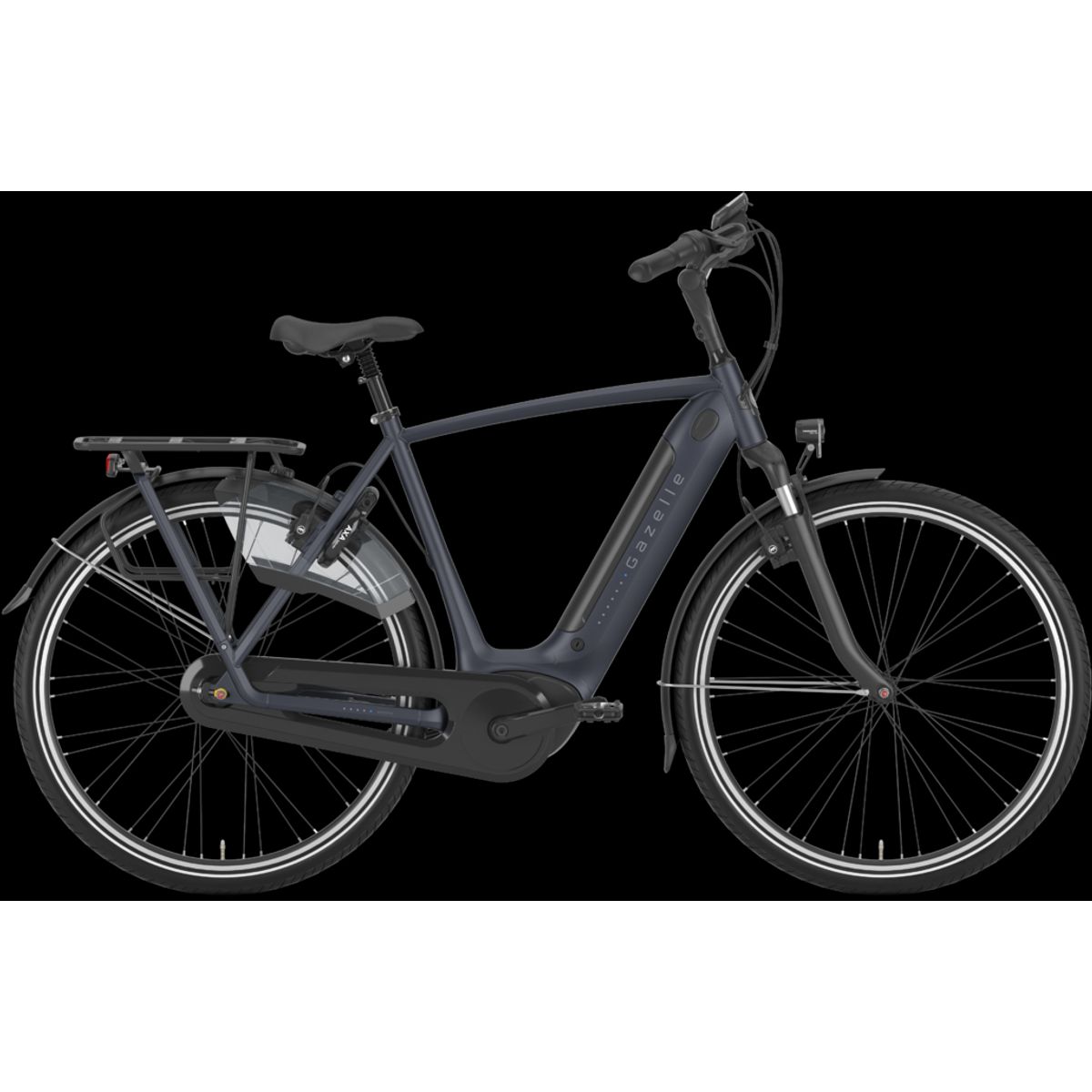 Gazelle ARROYO C7+ HMB ELITE 400wh Herre 2022 - Blå