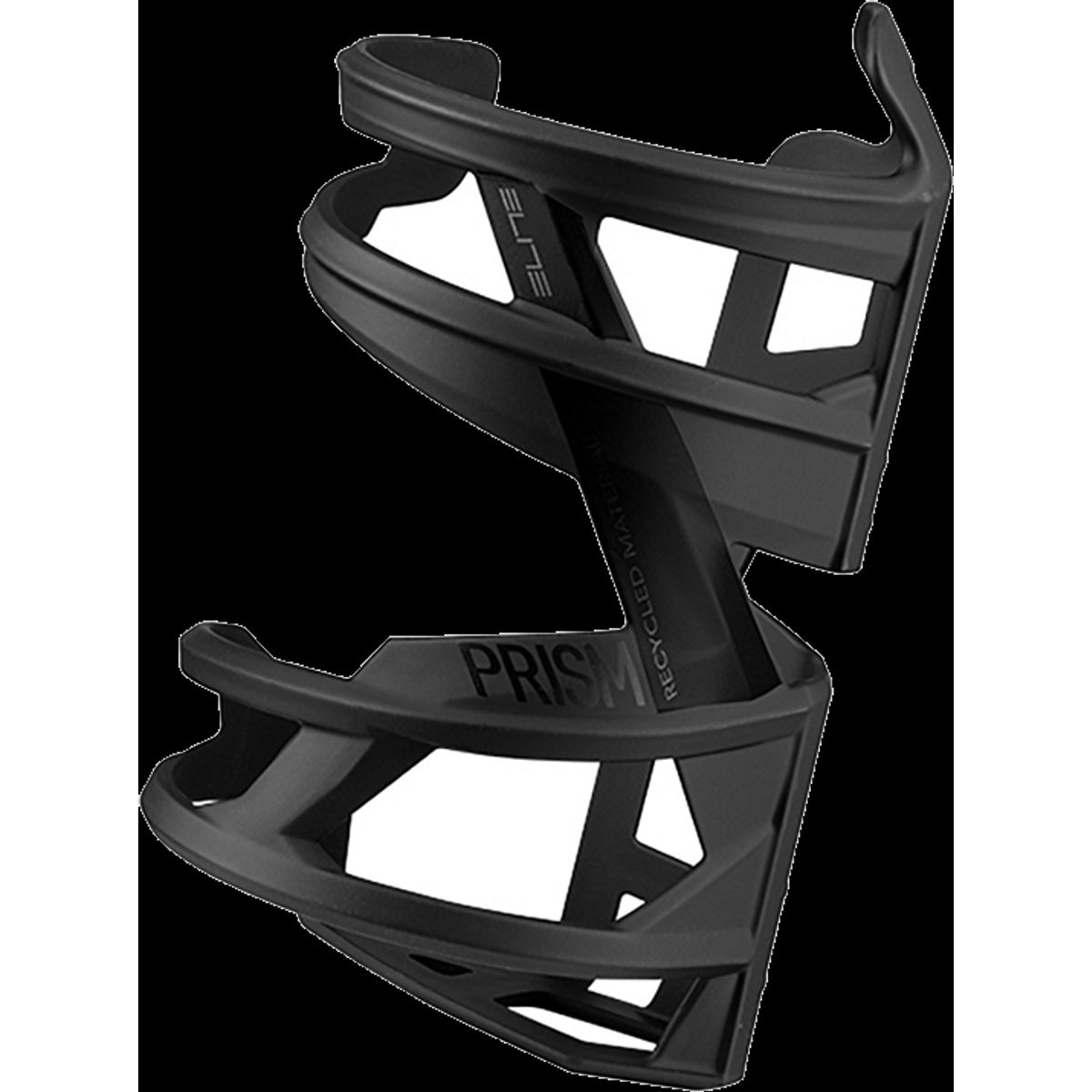 Elite Bottle Cage Prism Left - Recycled [LEFT] - Soft Black