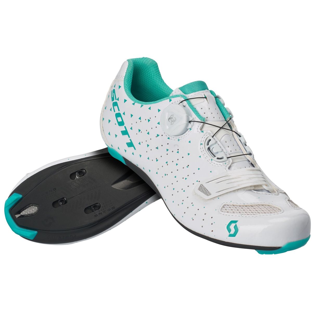 Scott Road Comp Boa Lady '20, Dame Cykelsko, White/Turquoise