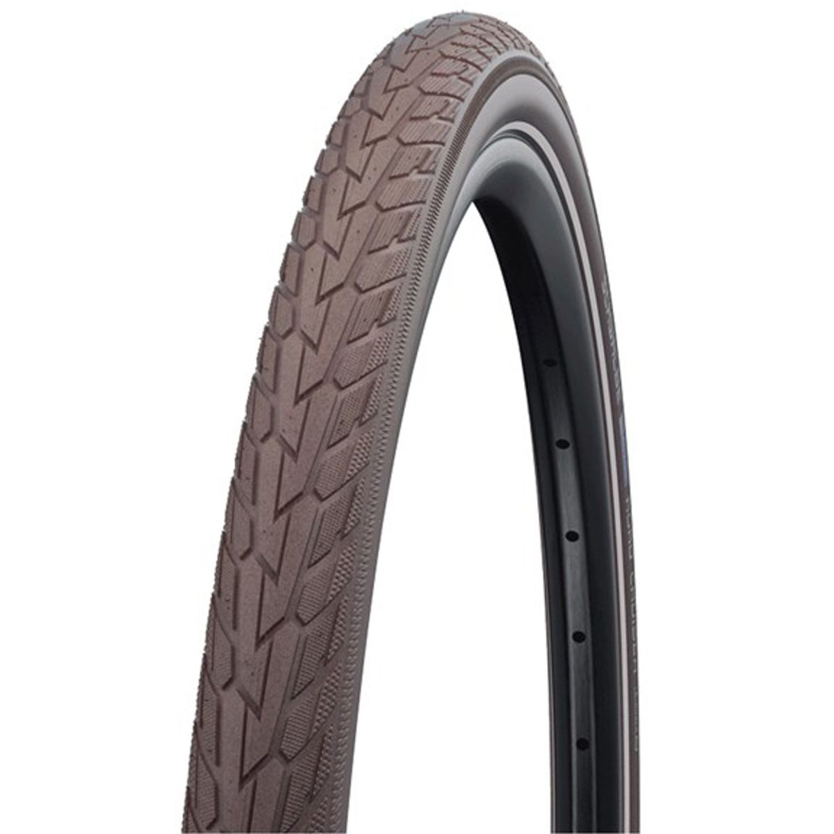 Schwalbe Road Cruiser - K-Guard Tråddæk - 28x1.75 (47-622) - Coffee Refleks