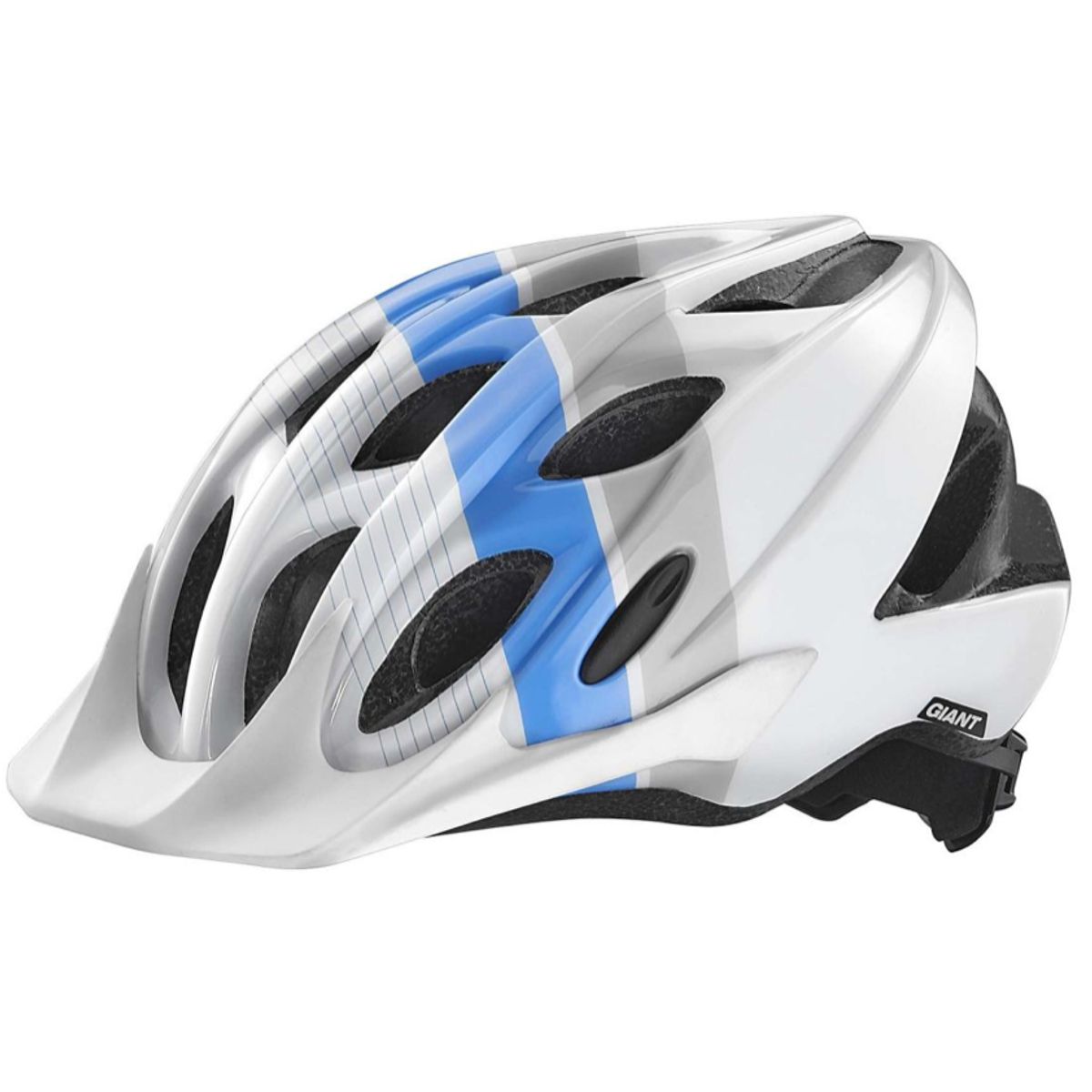 Giant Incite Hjelm, White/Blue/Grey (50cm-57cm)