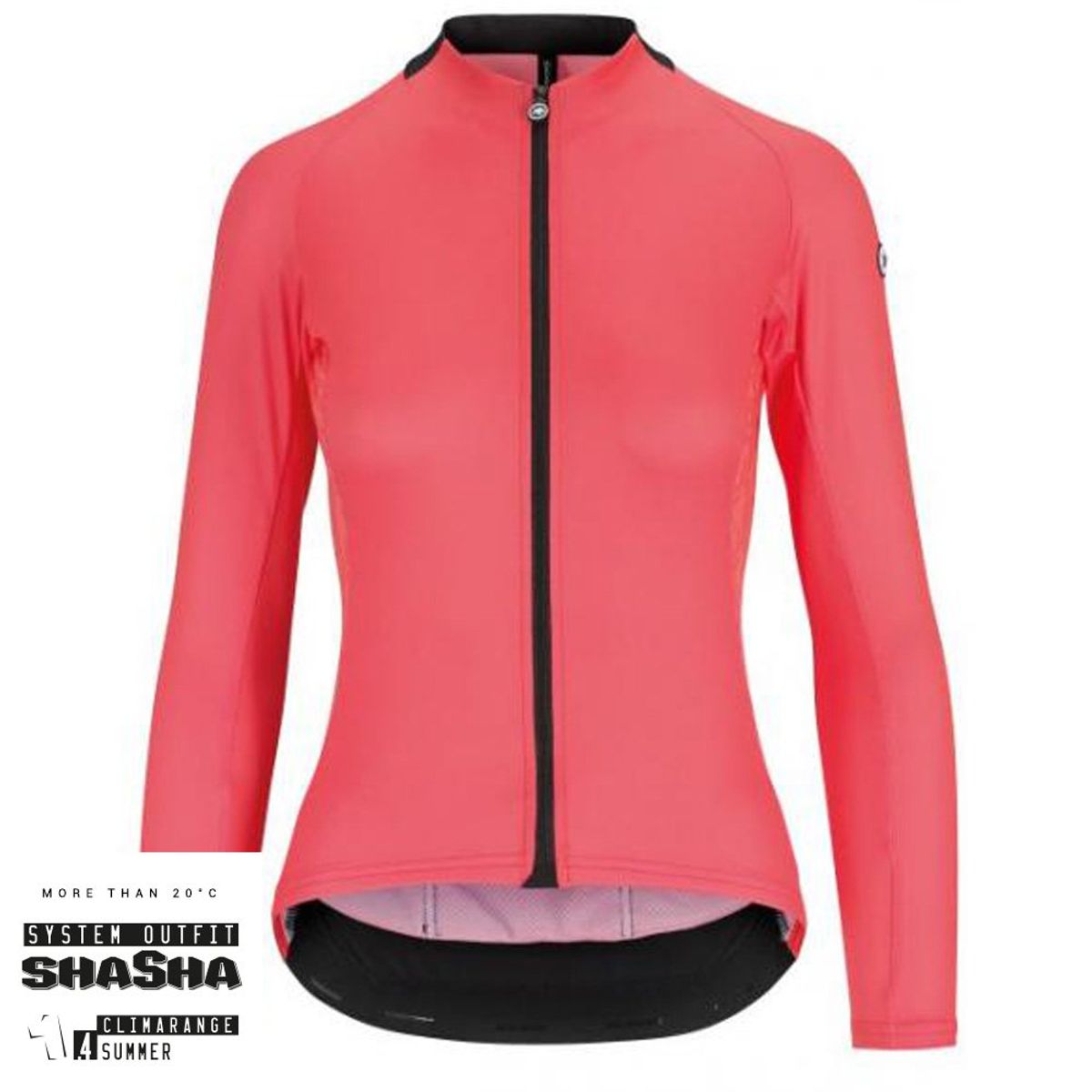 Assos Dame Cykeltrøje UMA GT Long Sleeve Jersey, Pink