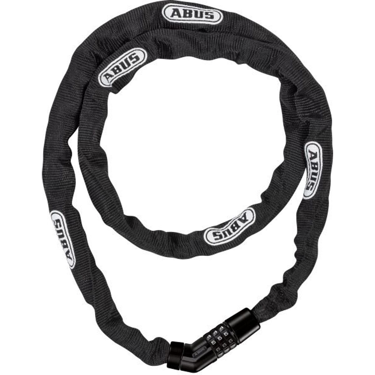 Abus Kædelås 4804 Combo, 75cm-110cm - Sort