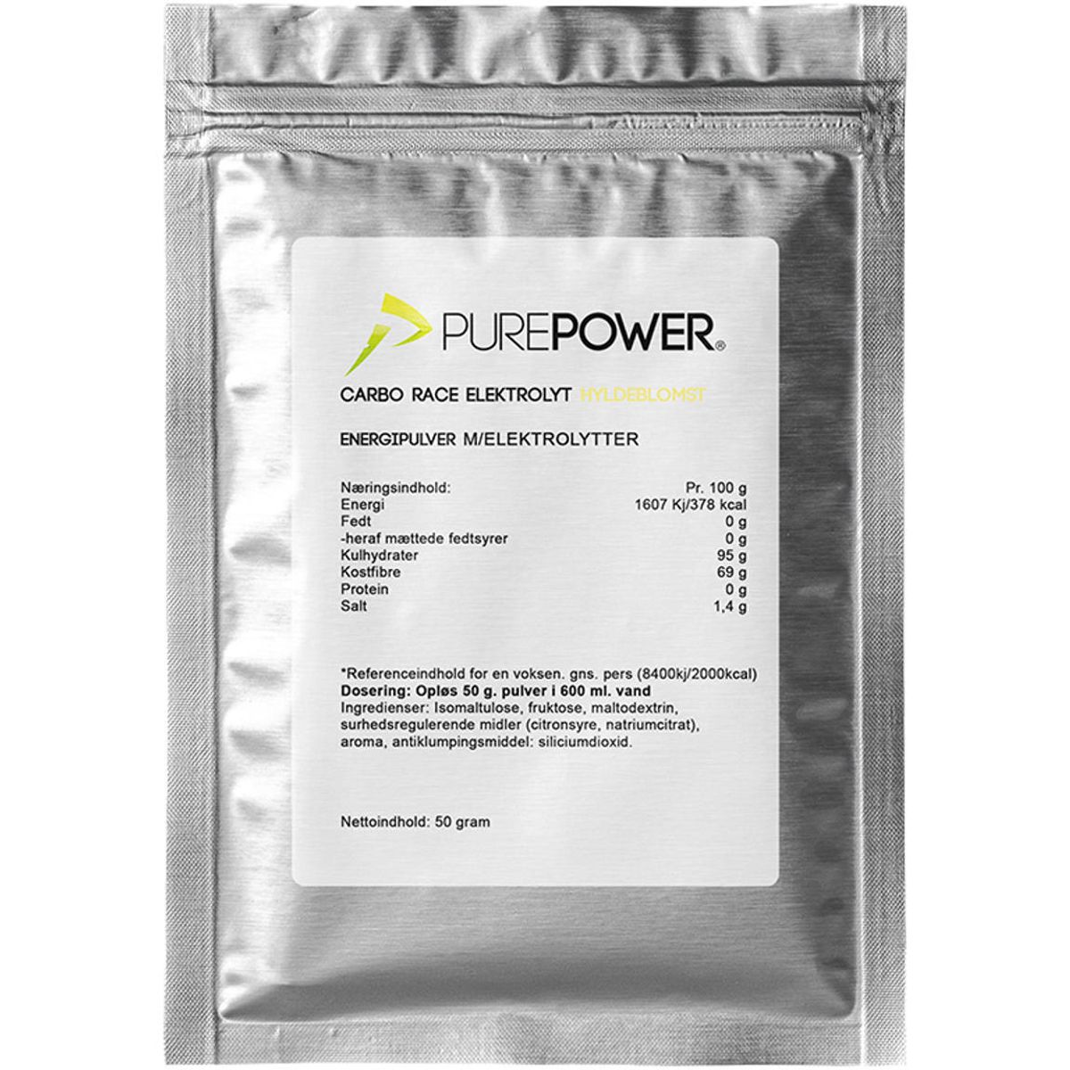 Purepower Energy Drink Elderflower - 50g