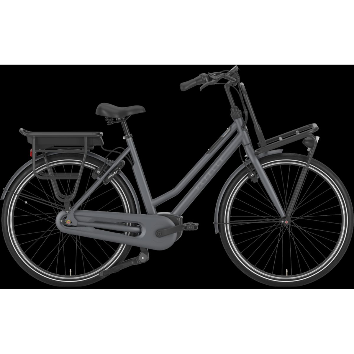 Gazelle HEAVYDUTYNL C7+ HMB 300wh Dame 2022 - Grå