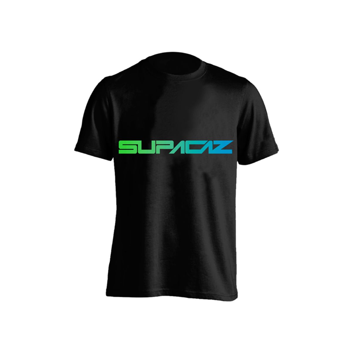 Supacaz T-shirt Feder - Sort/Grøn