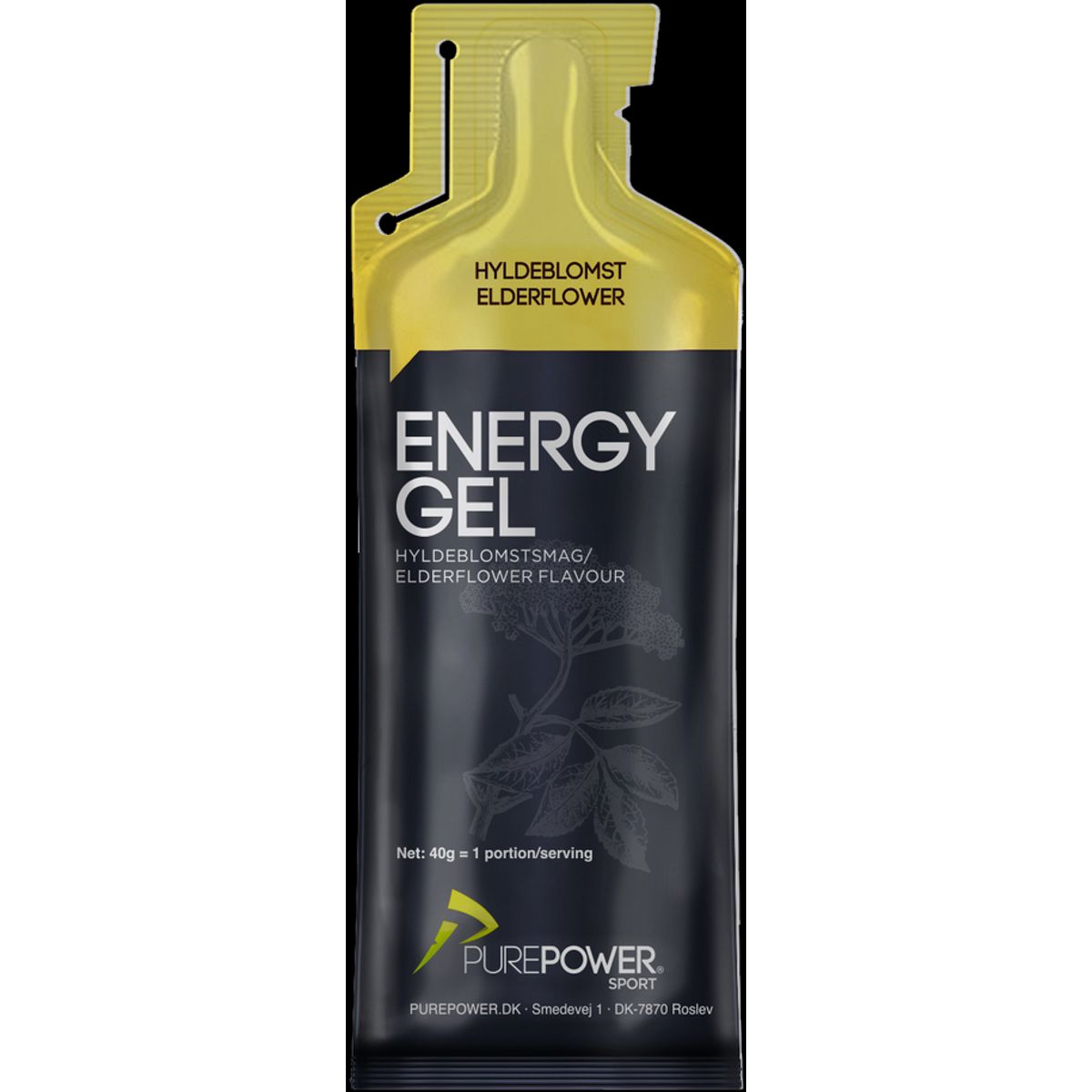 Purepower Energy Gel Hyldeblomst - 40g