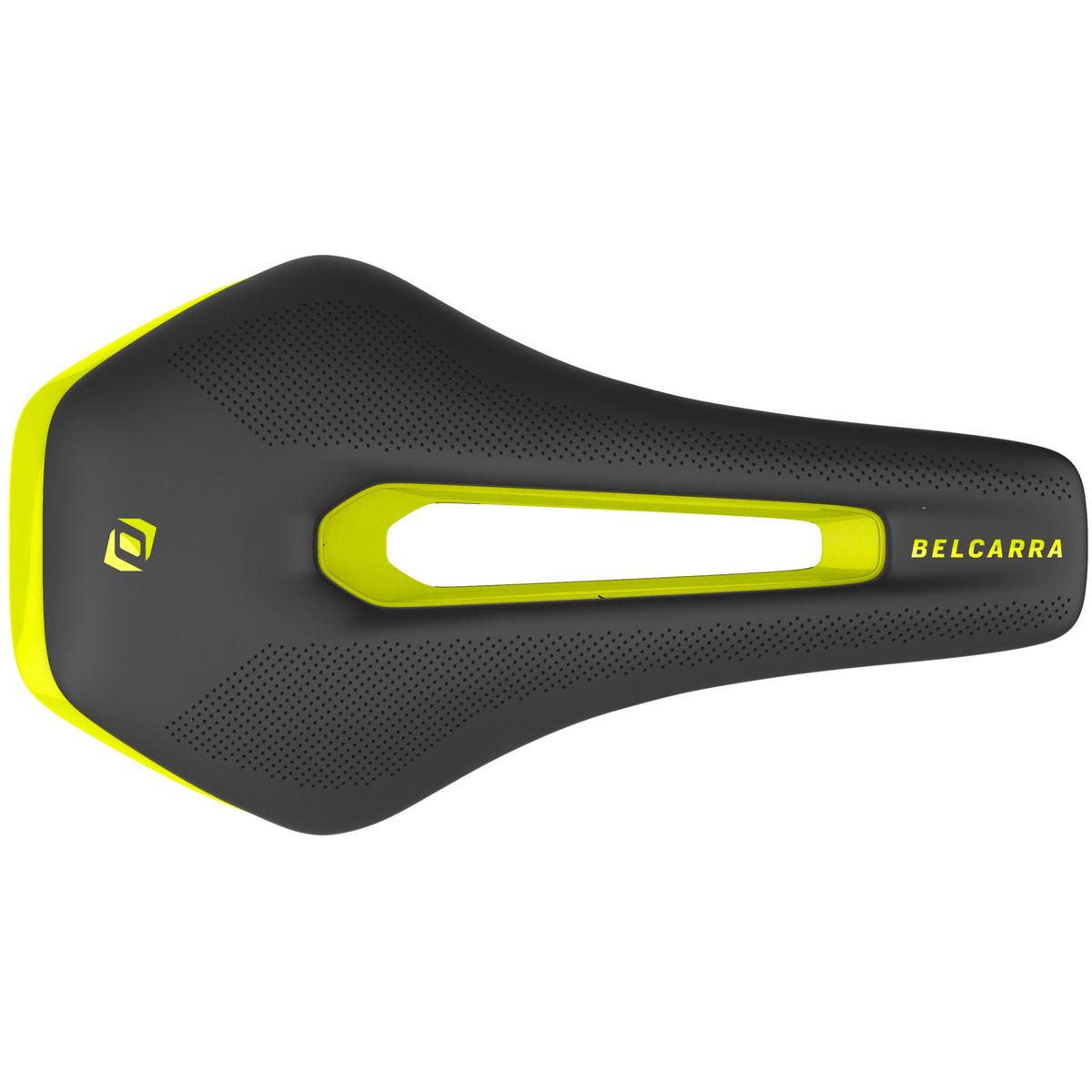 Syncros Saddle Belcarra V 1.5 - Cut Out - Sort/Gul