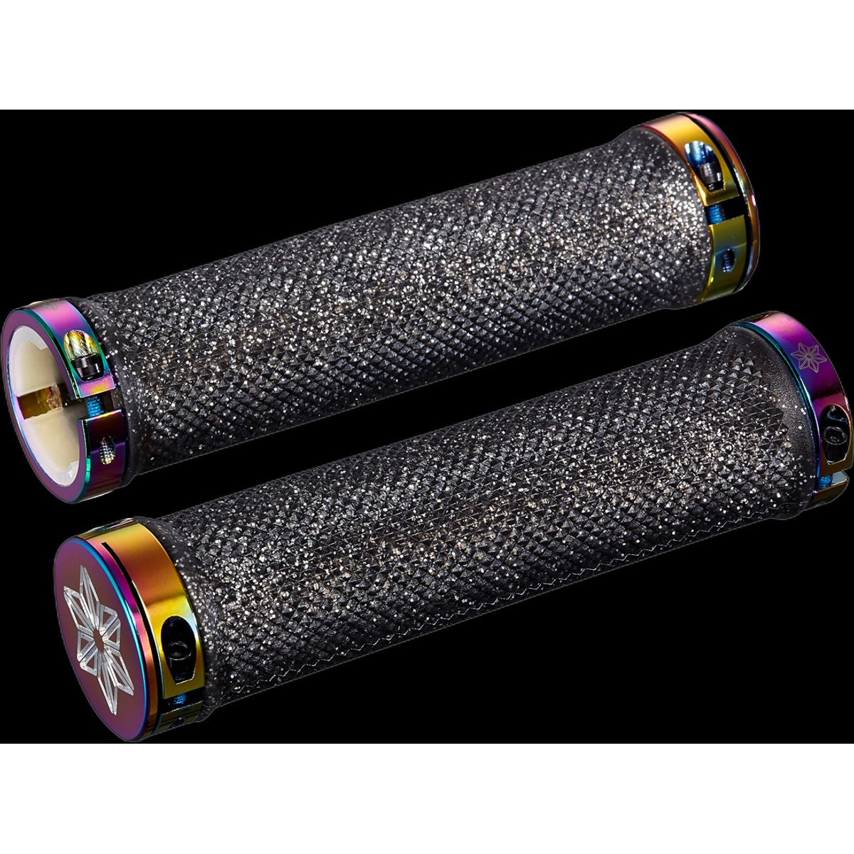 Supacaz Håndtag Diamond Kush Grip - Oil Slick