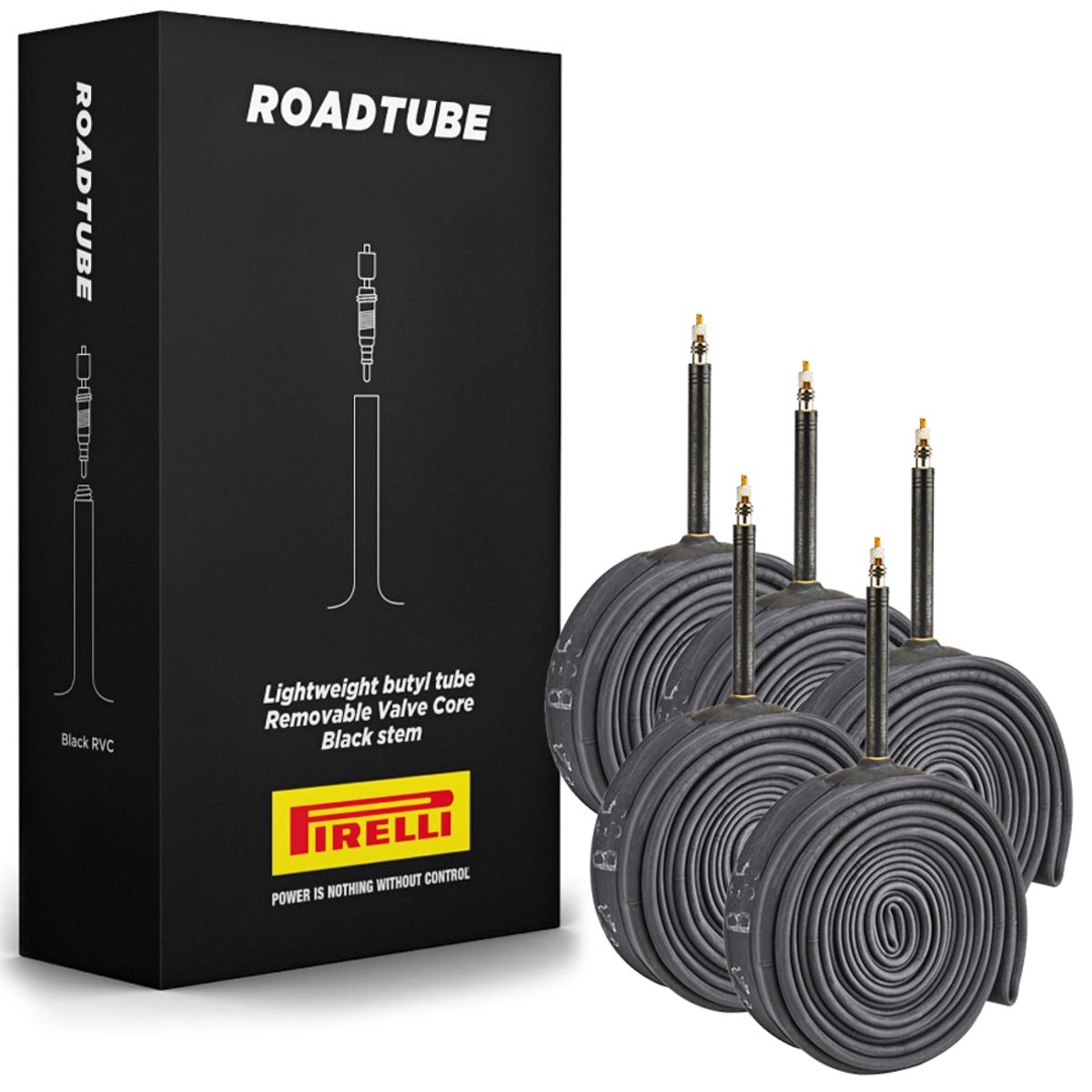 Pirelli RoadTUBE 700x23/30c Presta 48mm/60mm RVC (5 stk.)