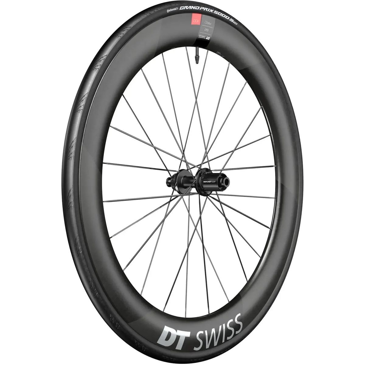 DT Swiss Wheel ARC 1100 Dicut 62 (Inkl. Dæk & Slange) 700c Rear - Shimano/SRAM