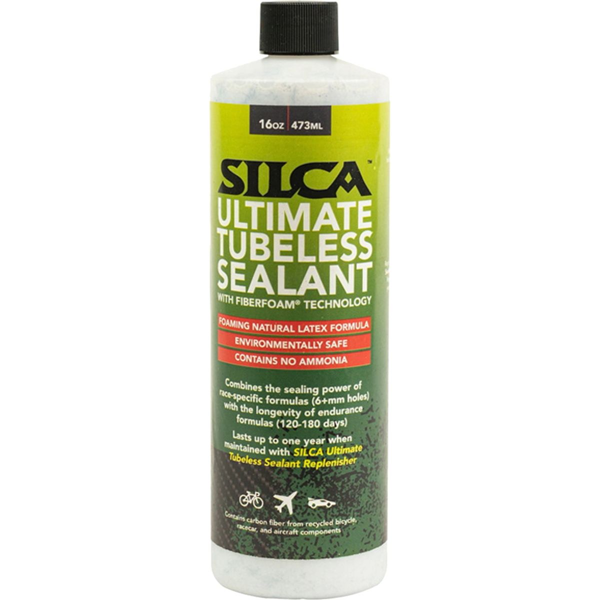 Silca Ultimate Tubeless Sealant m. Fiberfoam 475ml