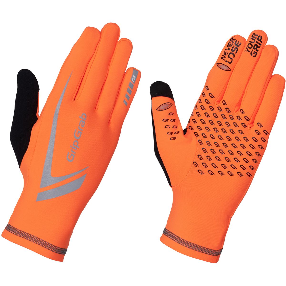 GripGrab Running Expert Hi-Vis Touchscreen Vinterhandske - Hi-Vis Orange