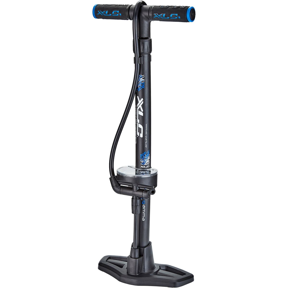 XLC Floor Pump / Fodpumpe Gamme 11bar/160 psi - Sort