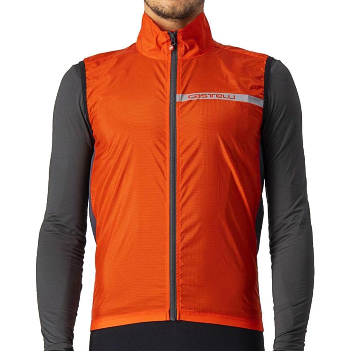 Castelli SQUADRA STRETCH VEST - Rød/Orange