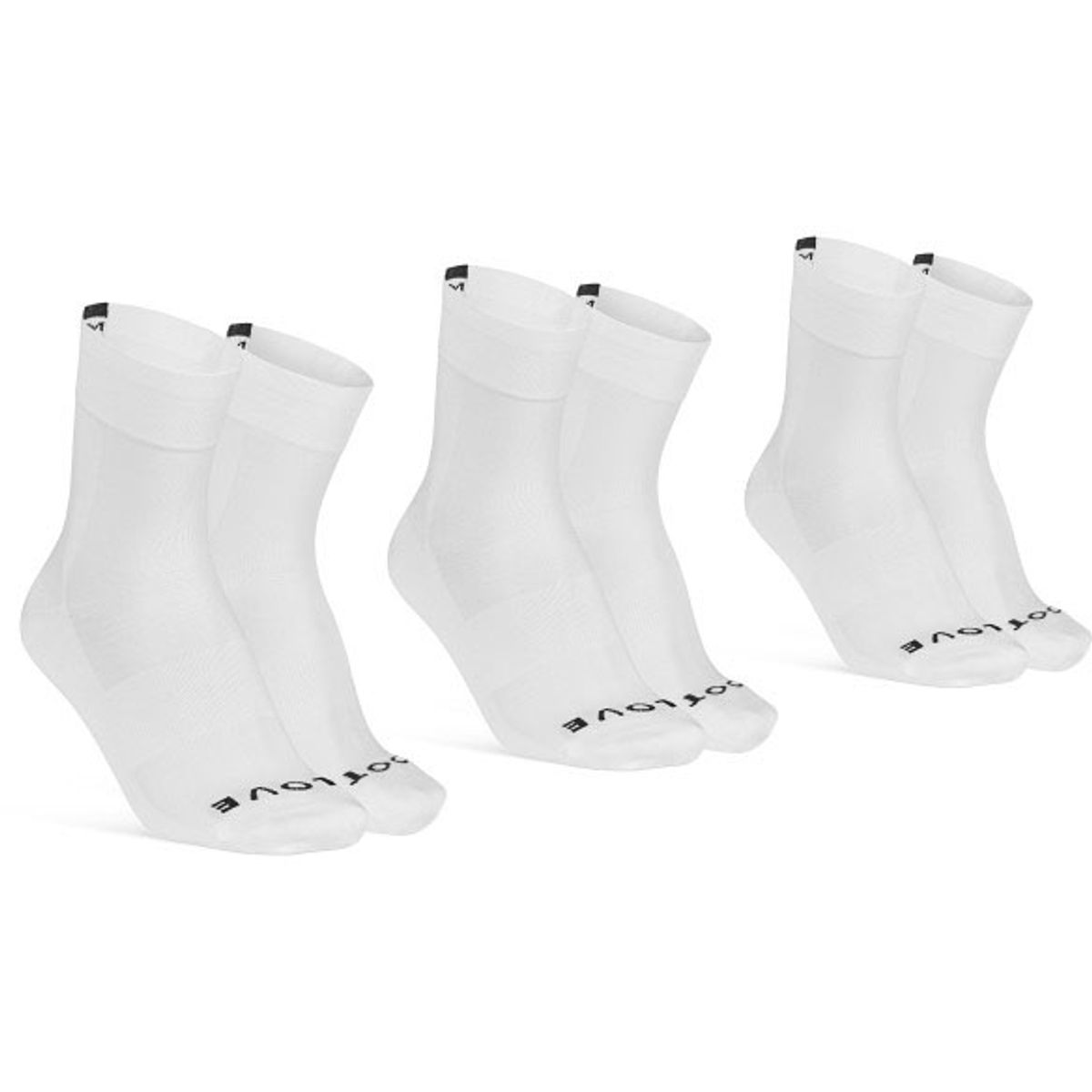 GripGrab Lightweight SL Sokker 3-Pack - Hvid